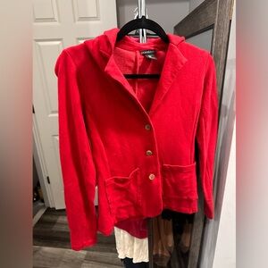 Tahari red blazer sz small